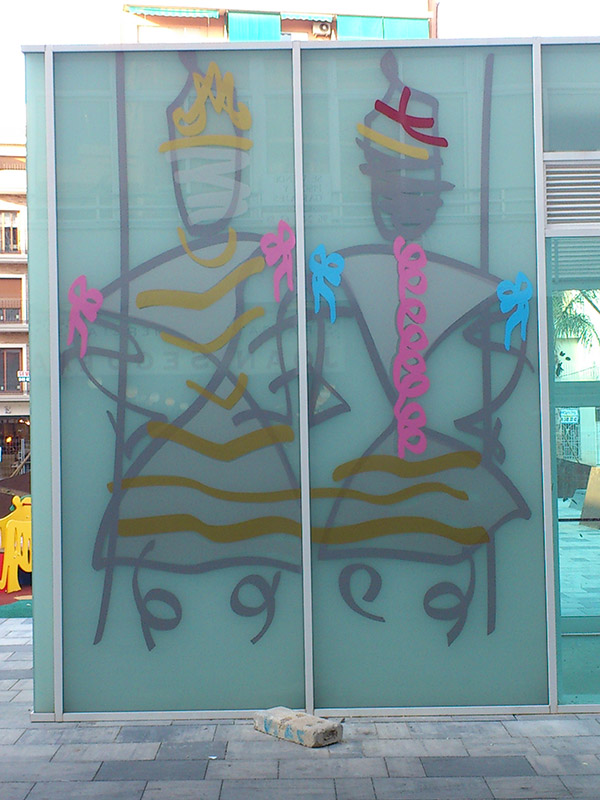 Mural decorativo en vinilo 2