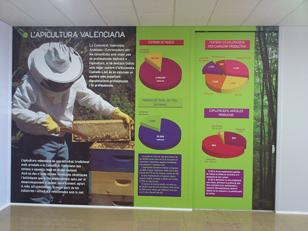 Mural decorativo en vinilo 7