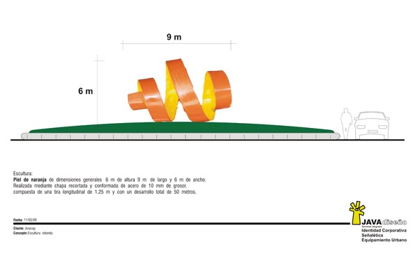 Escultura Piel de Naranja